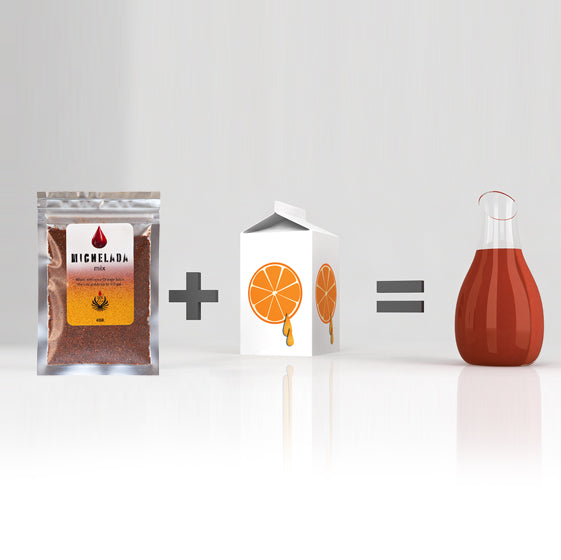 Michelada Mix. Beer Cocktail Mix Mocktail Mix. Makes upt to 1/2 Gallon.