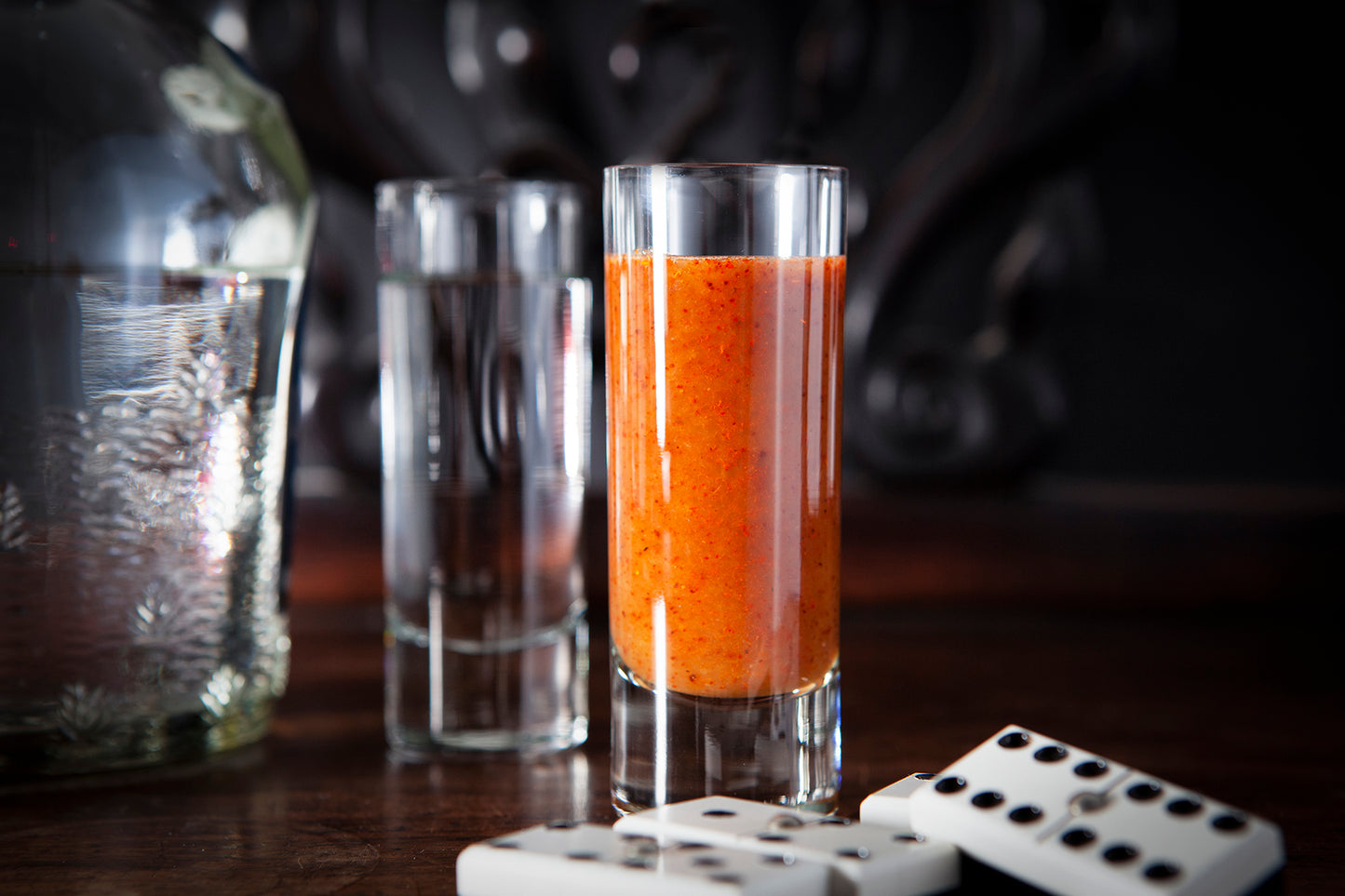 Sangrita Mix. Tequila Chaser. Mocktail Mix. Cocktail Mix. Makes up to 1/2 Gallon.